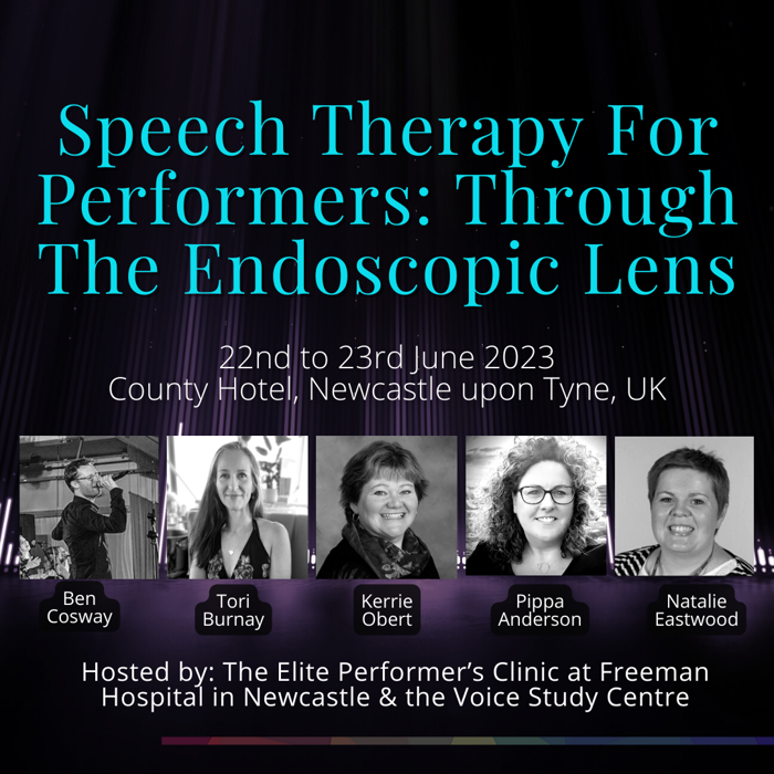 In-person event - Speech Therapy For Performers: Through The Endoscopic Lens